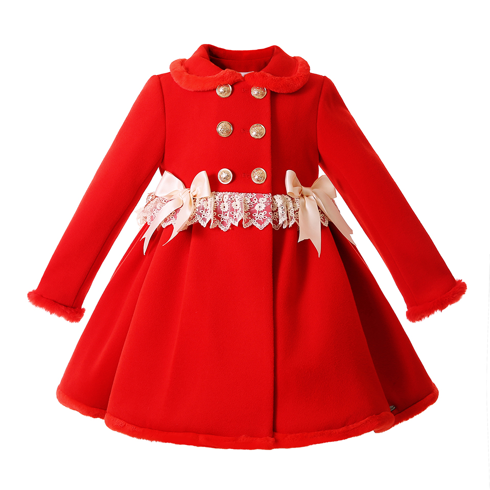 Winter Clothing Toddler - ペティガール 新しいクリスマス幼児用冬用赤いジャケットコート キッズガールズアウターウェア衣類 年齢2 3 4