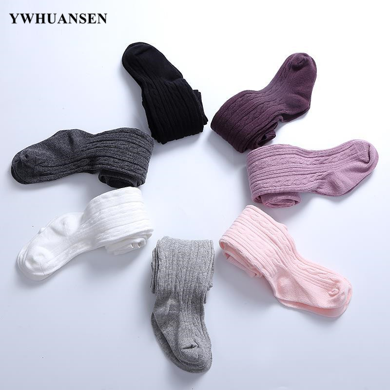 Winter Clothing Baby Girl - YWHUANSEN 0 に 12 歳コーマ綿子供のタイツケーブルニット女の子ストッキング高品質暖かいタイツ女の赤ちゃん服