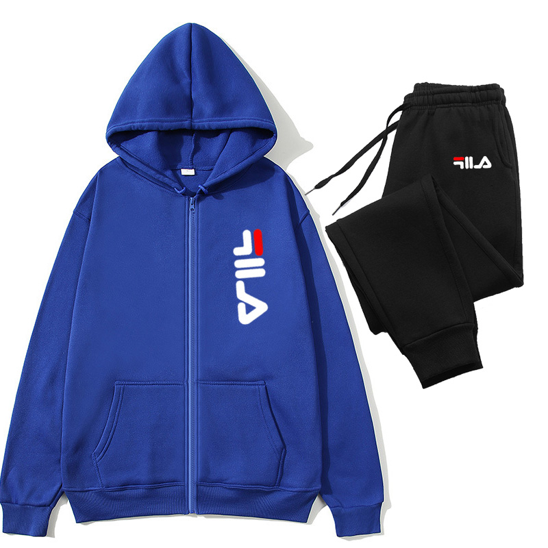 Winter Clothing Stores - メンズ2ピーストラックスーツ、ジッパーカーディガンジャケットとストライプスウェットパンツ、ファッショナブルな秋のランニング、フィットネス、バスケットボール、ジョギングウェア