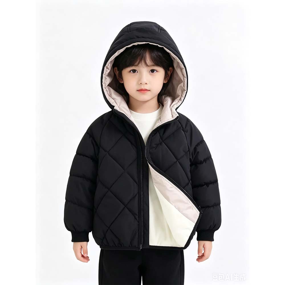 Winter Clothing Toddler - カジュアルベビーガールズ冬服キッズライトダウンコートフード付き春ガールジャケット幼児子供服男の子用コート