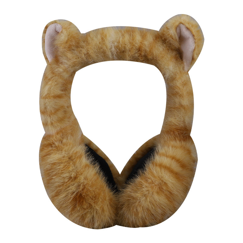 Anjj 猫スタイルイヤーマフファッションおかしいヒョウ柄ソ - Winter Clothing Earmuffs のレビューと価格