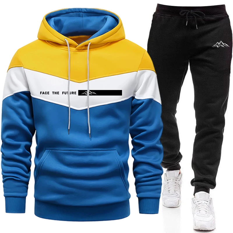秋冬デイリーカジュアルスポーツジョギングスーツ男性用アウトド - Winter Clothes のレビューと価格