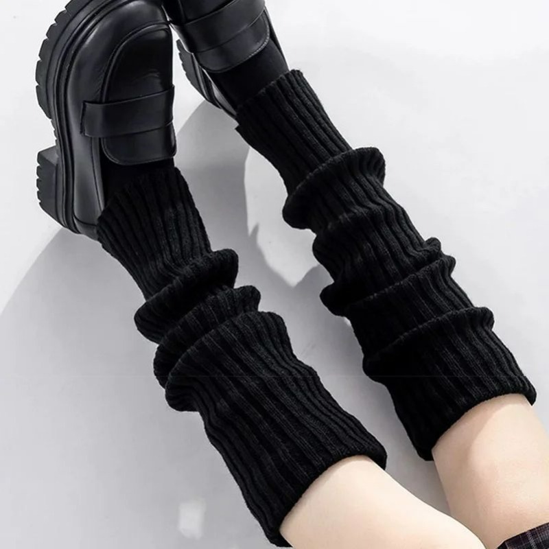 40cmロリータニットレッグウォーマー レディース ロングソ - Winter Clothing Leg Warmers のレビューと価格