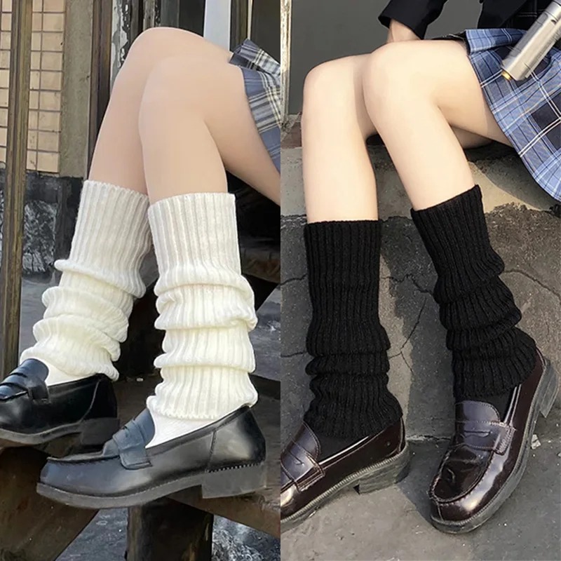 40cmロリータニットレッグウォーマー レディース ロングソ - Winter Clothing Leg Warmers のレビューと価格