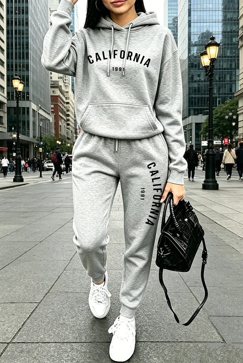 ホットセール レディース トラックスーツ プリント入り カジ - Winter Clothing For Woman のレビューと価格