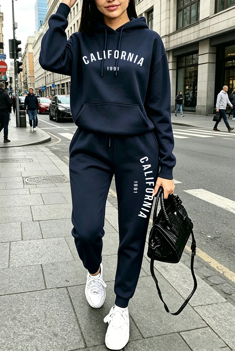 ホットセール レディース トラックスーツ プリント入り カジ - Winter Clothing For Woman のレビューと価格