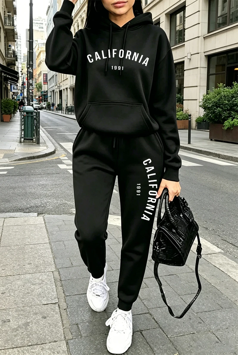 ホットセール レディース トラックスーツ プリント入り カジ - Winter Clothing For Woman のレビューと価格