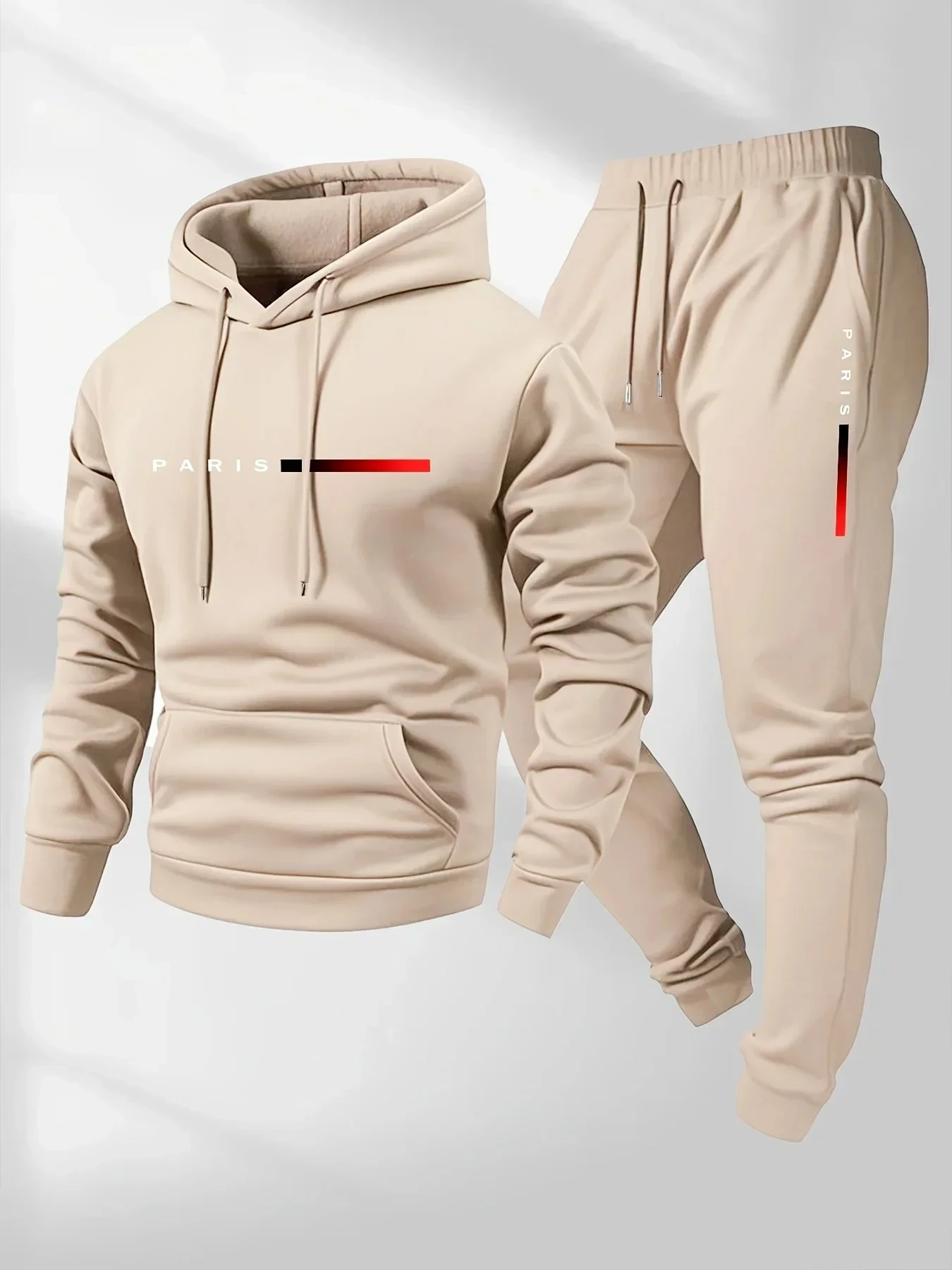 PARIS レタープリント スウェットスーツ メンズ フリー - Winter Clothes のレビューと価格