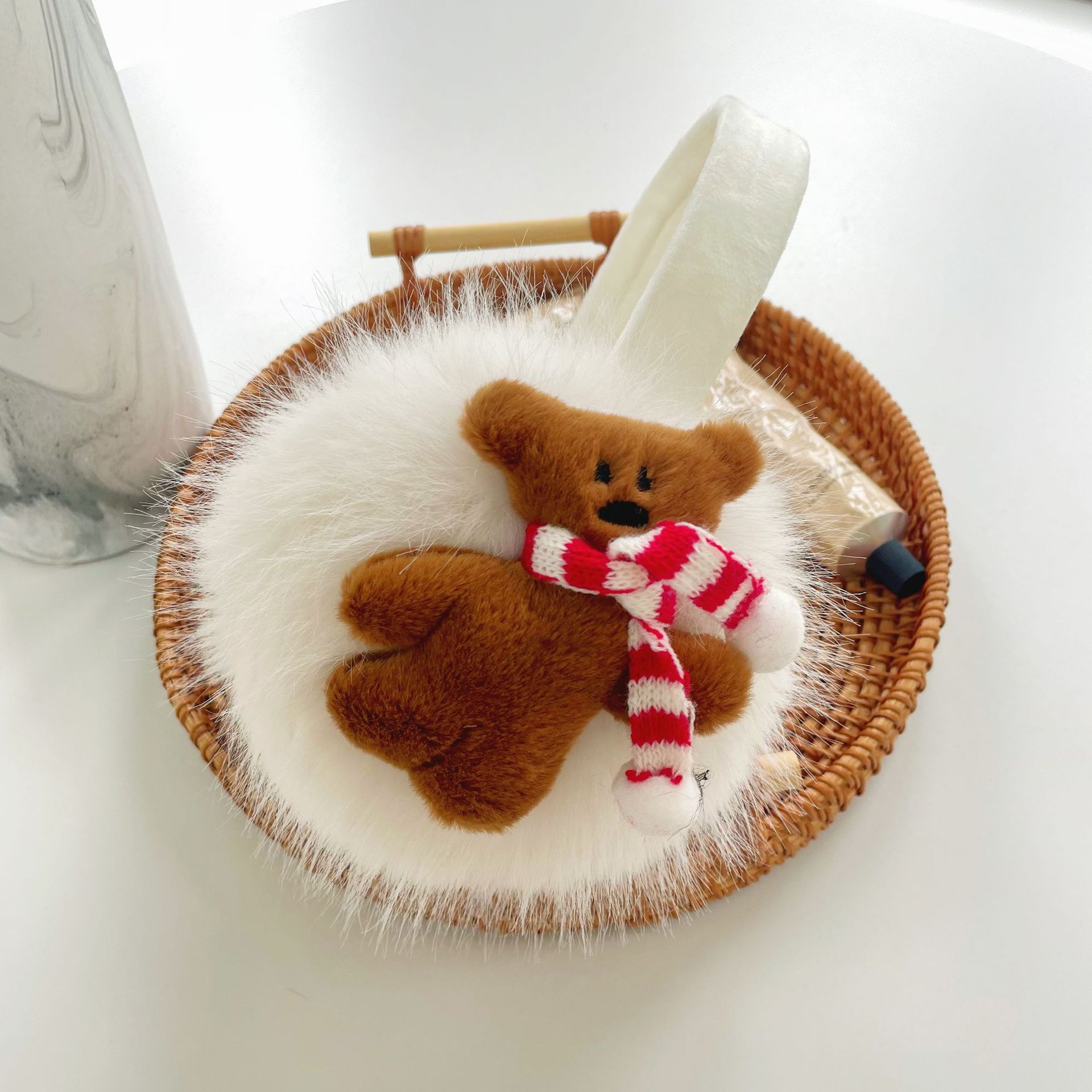 2025年新作 クマ耳当て かわいいぬいぐるみ風 クマ耳当て - Winter Clothing Earmuffs のレビューと価格