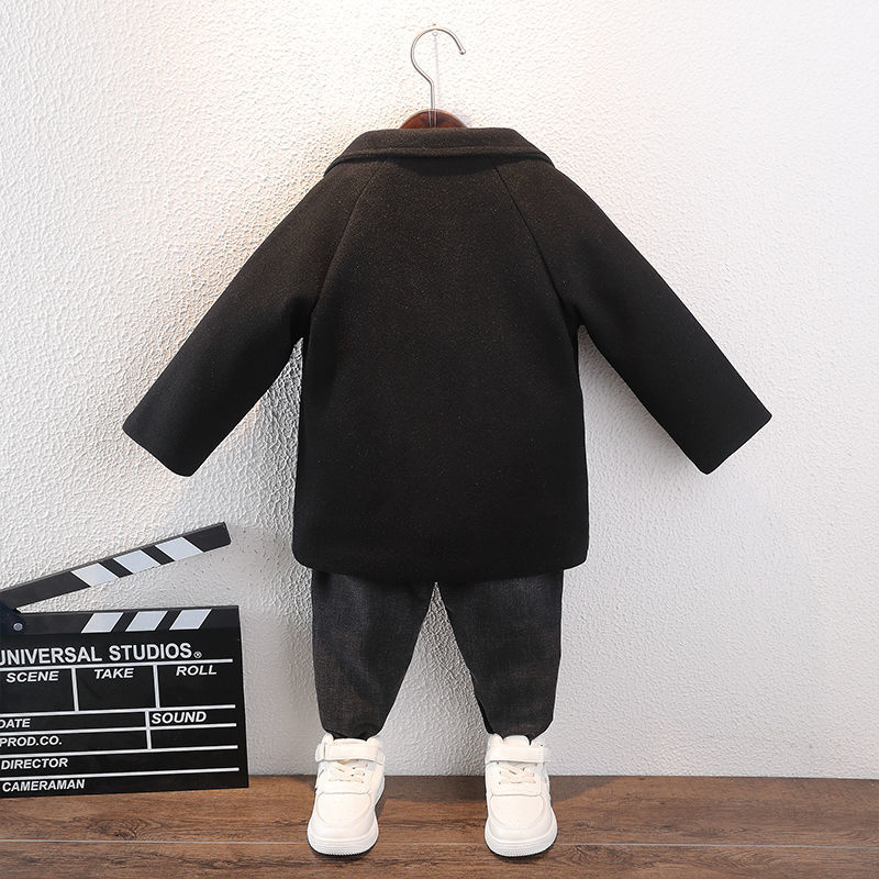子供用ラペル付きダブルブレストトレンチコート,男の子と女の子 - Winter Clothing Toddler のレビューと価格