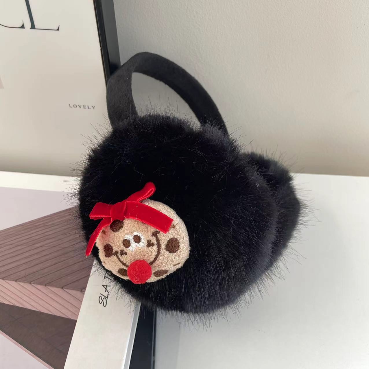 Anjj かわいい漫画イヤーマフ冬のファッション暖かい防風ソ - Winter Clothing Earmuffs のレビューと価格