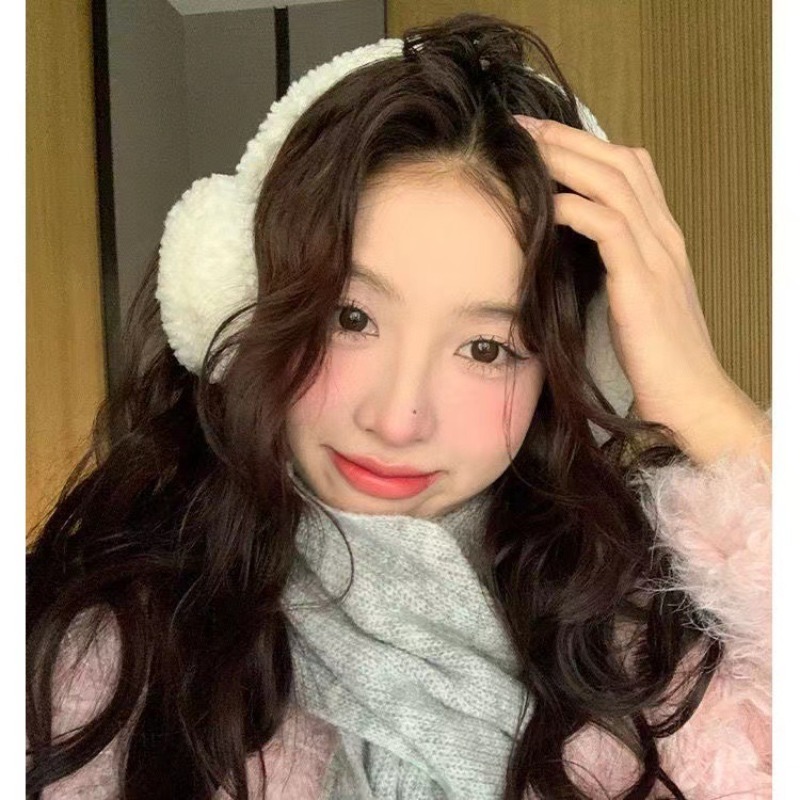 ミニマリストラムズウールぬいぐるみイヤーマフ冬のファッション - Winter Clothing Earmuffs のレビューと価格