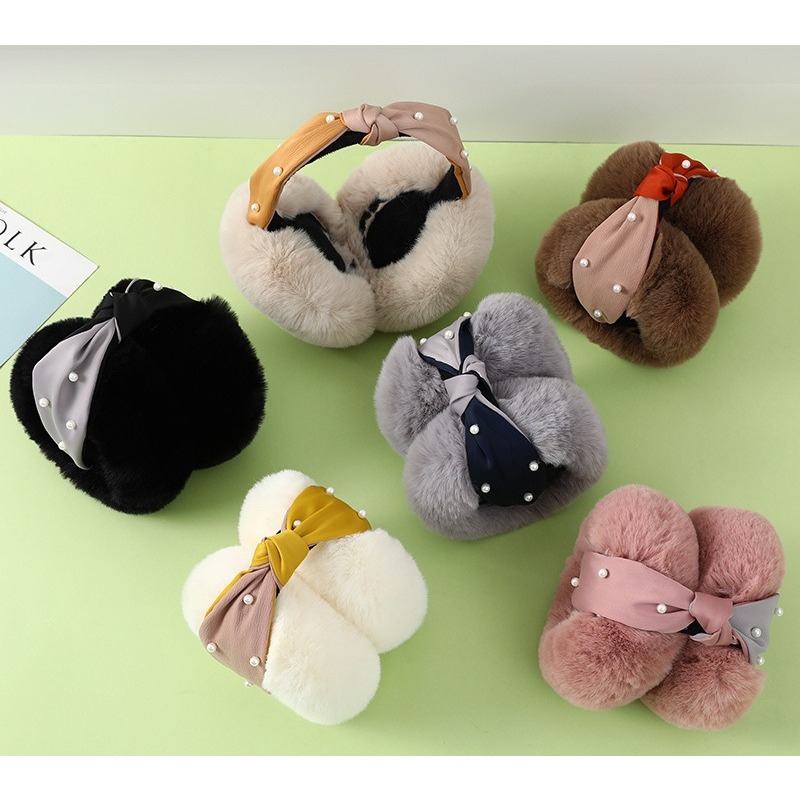 Anjj 新しいインレイパールイヤーマフファッションエレガン - Winter Clothing Earmuffs のレビューと価格