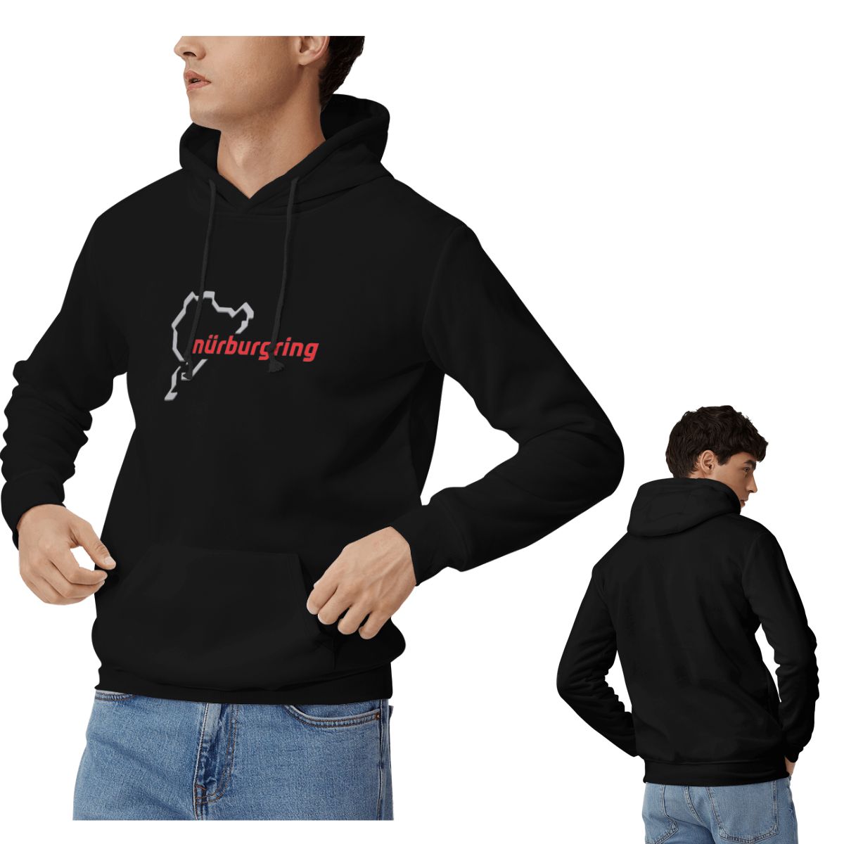 レーストラックドイツニュルブルクリンクパーカー男性女性カジュ - Winter Clothing Germany のレビューと価格