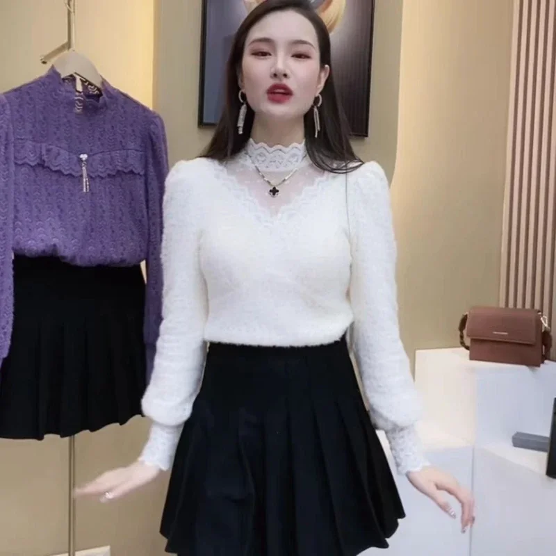 女性用長袖トップス,カジュアルブラウス,韓国シャツ,特大の服 - Winter Clothing Factory Outlet のレビューと価格