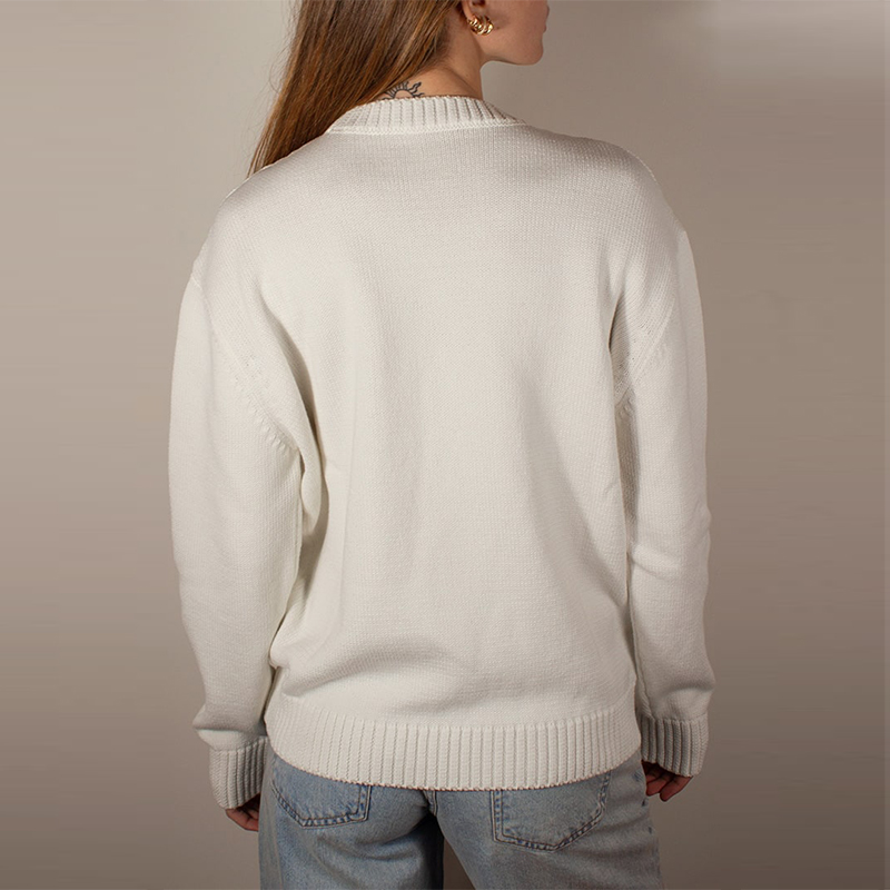 男性と女性のためのウサギ柄のニットセーター,レトロなセーター - Winter Clothing Patterns のレビューと価格