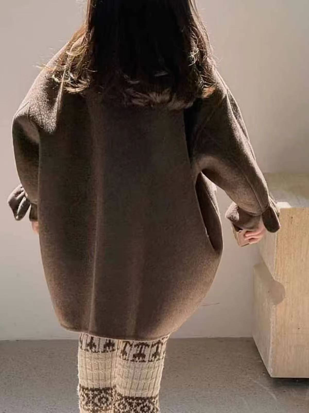 女の子用ウールコート 2026年秋・冬新作、ミディアム丈、ゆ - Winter Clothing Toddler のレビューと価格