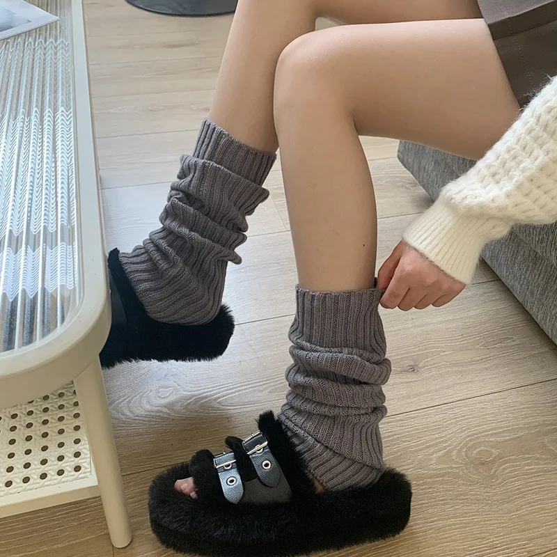 42/52/72 センチメートルレッグウォーマーロリータ靴下 - Winter Clothing Leg Warmers のレビューと価格