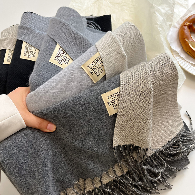 ファッション無地カシミヤ暖かいスカーフ 新デザイン パシュミ - Cashmere Scarf Wrap のレビューと価格