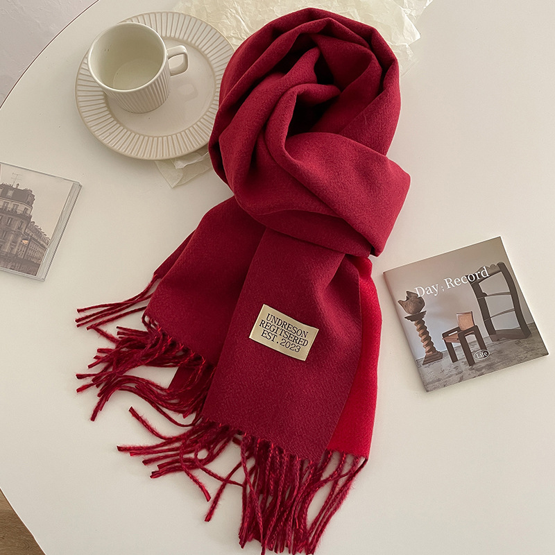 ファッション無地カシミヤ暖かいスカーフ 新デザイン パシュミ - Cashmere Scarf Wrap のレビューと価格