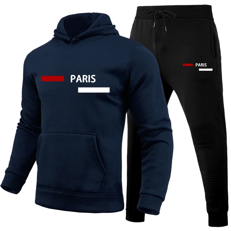 メンズトラックスーツ ファッション カジュアル フード付きス - Winter Clothing Outdoor のレビューと価格