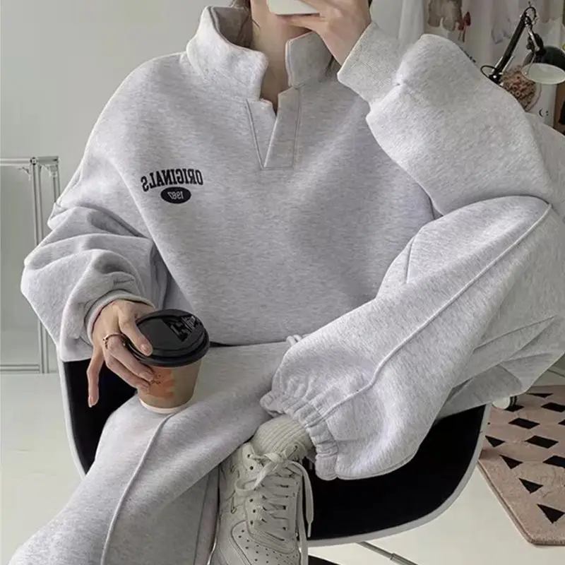 女性のファッションスポーツスーツ 2025 秋と冬の新ルーズ - Winter Clothing Sale のレビューと価格