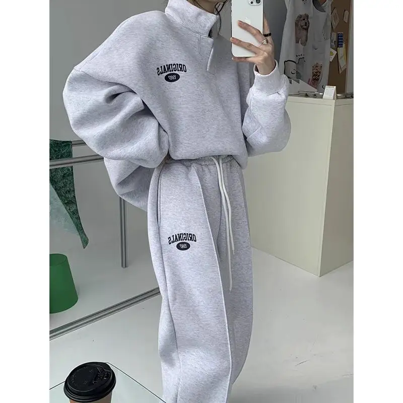 女性のファッションスポーツスーツ 2025 秋と冬の新ルーズ - Winter Clothing Sale のレビューと価格