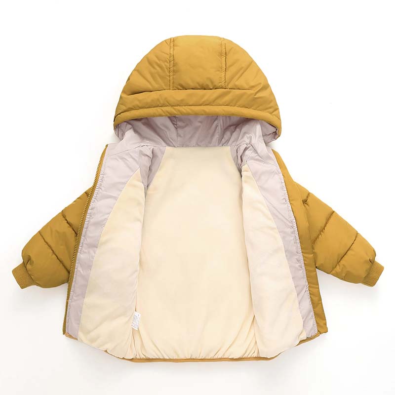 カジュアルベビーガールズ冬服キッズライトダウンコートフード付 - Winter Clothing Toddler のレビューと価格