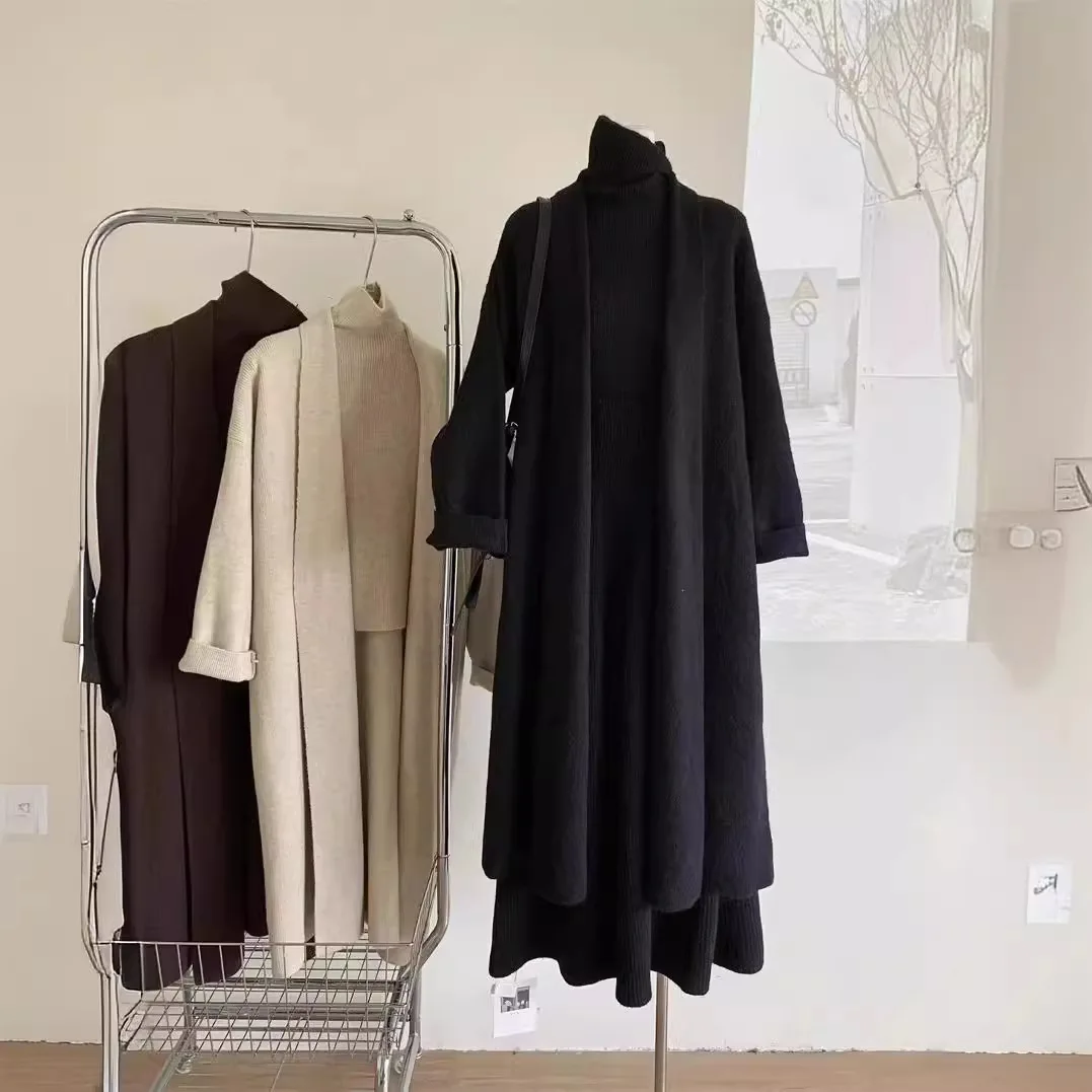 3 点セット女性ロングセーターベスト 2025 ジャンパード - Winter Clothing Sale のレビューと価格
