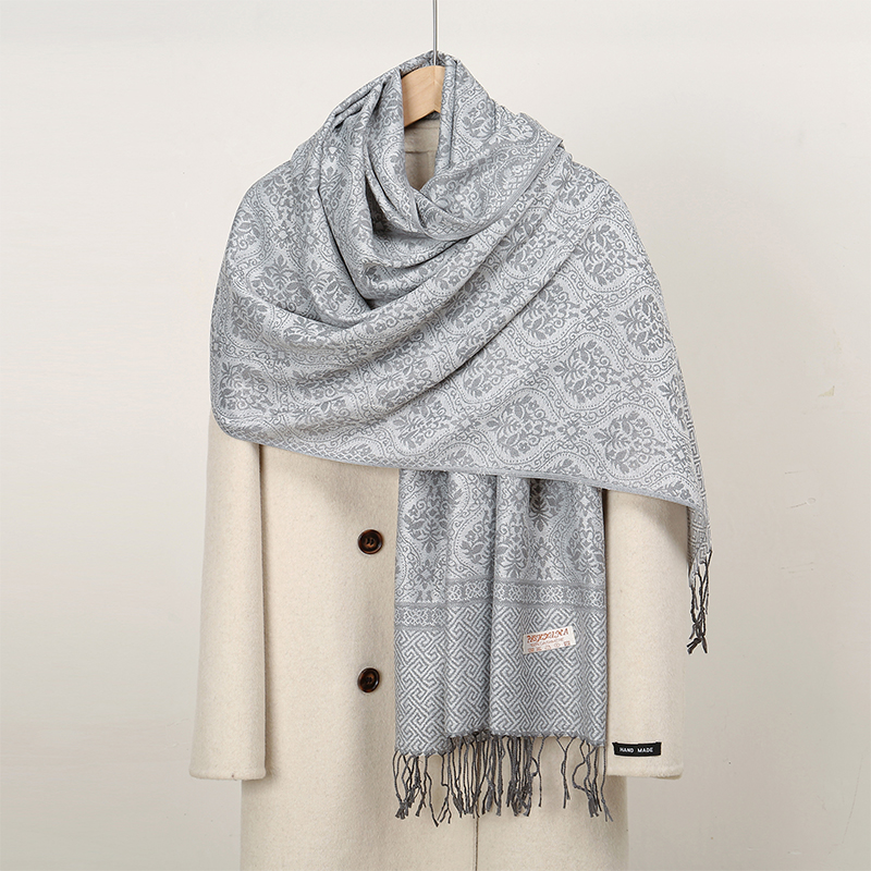 2024 高級厚いカシミヤスカーフ女性プリント新ラップパシュ - Cashmere Scarf Wrap のレビューと価格