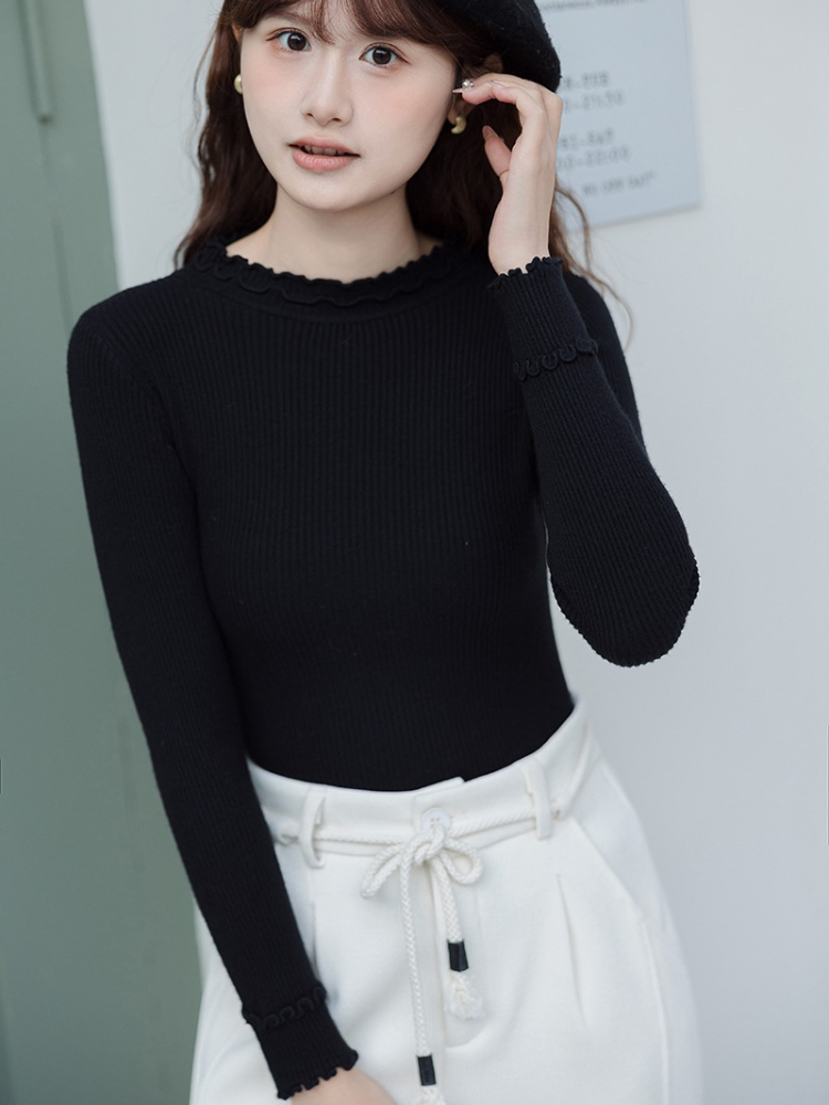 2026 女性のニットセーター秋冬シンプルなベースレイヤート - Winter Clothing Factory Outlet のレビューと価格
