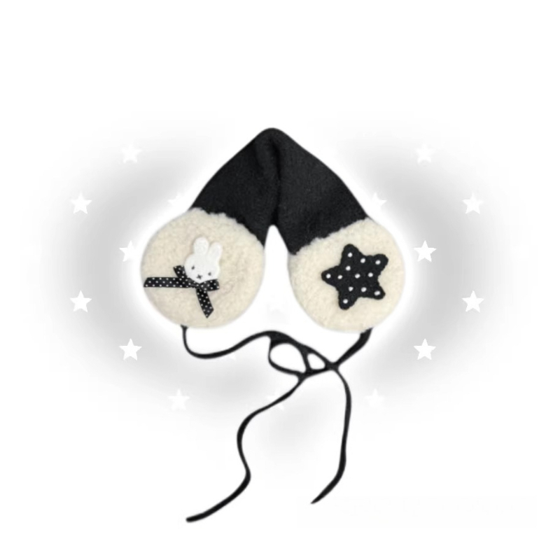 ミッフィー可愛いアニメ漫画ウサギ耳あてキュートなぬいぐるみ水 - Winter Clothing Earmuffs のレビューと価格