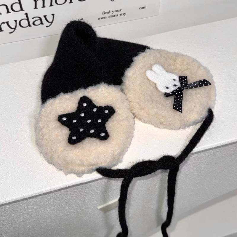 ミッフィー可愛いアニメ漫画ウサギ耳あてキュートなぬいぐるみ水 - Winter Clothing Earmuffs のレビューと価格