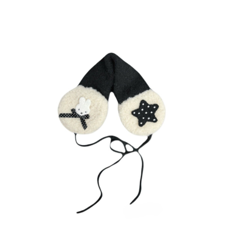 ミッフィー可愛いアニメ漫画ウサギ耳あてキュートなぬいぐるみ水 - Winter Clothing Earmuffs のレビューと価格