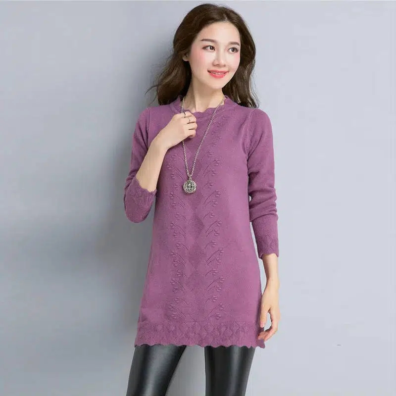 女性用長袖ニットセーター,婦人服,セーター,長袖,秋,冬,ニ - Winter Clothing Factory Outlet のレビューと価格