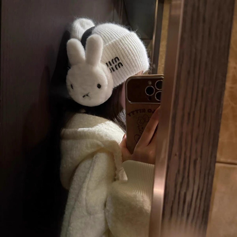 ミッフィーうさぎのかわいい暖かいイヤーマフ 冬用シンプル多機 - Winter Clothing Earmuffs のレビューと価格