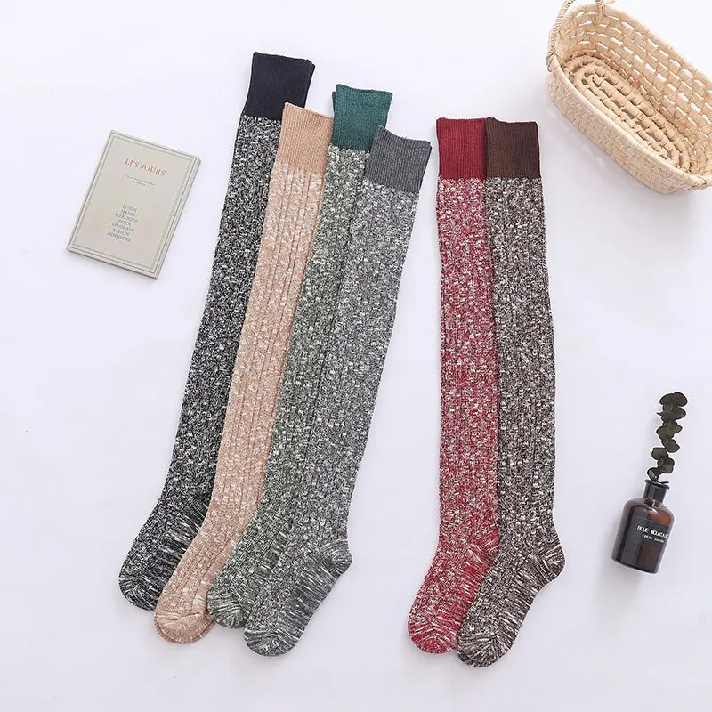 レディースストッキング 暖かい冬用 女性用 女の子用 黒 ロ - Winter Clothing Leg Warmers のレビューと価格