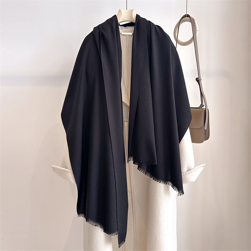 高級冬カシミヤスカーフ レディース 無地 ハンカチ 暖かいパ - Cashmere Scarf Wrap のレビューと価格
