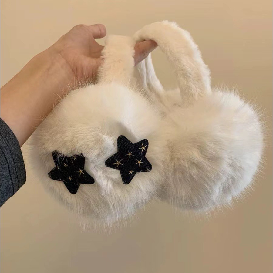 ファッション新シャイニングスターイヤーマフ冬暖かいソフト肥厚 - Winter Clothing Earmuffs のレビューと価格