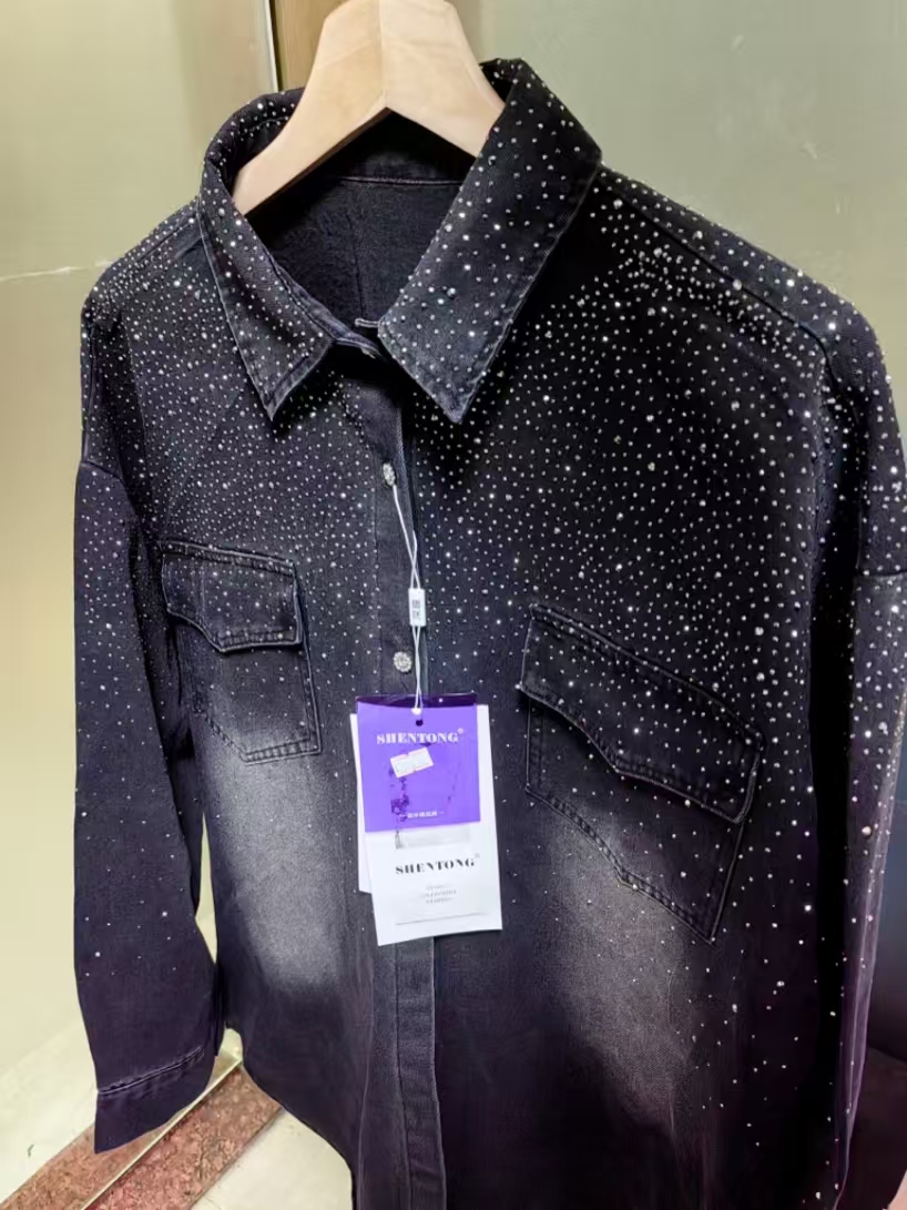 2025年秋の新作トレンドファッション、ホットドリルデニムシ - Winter Clothing Factory Outlet のレビューと価格