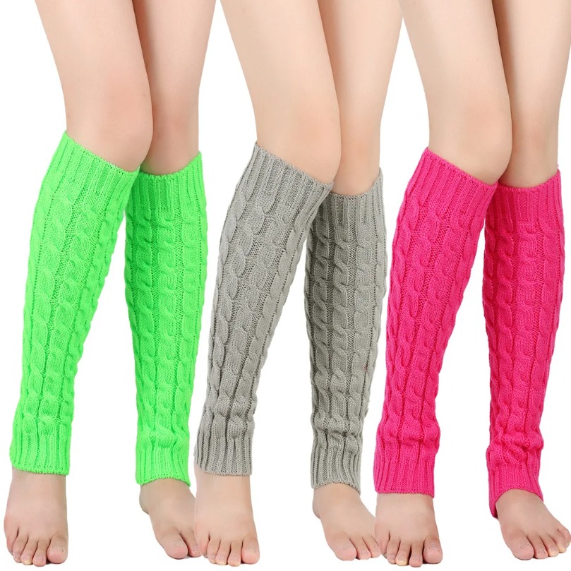 足首ウォーマー レディース 冬用 暖かい 麻 ストレッチ ニ - Winter Clothing Leg Warmers のレビューと価格
