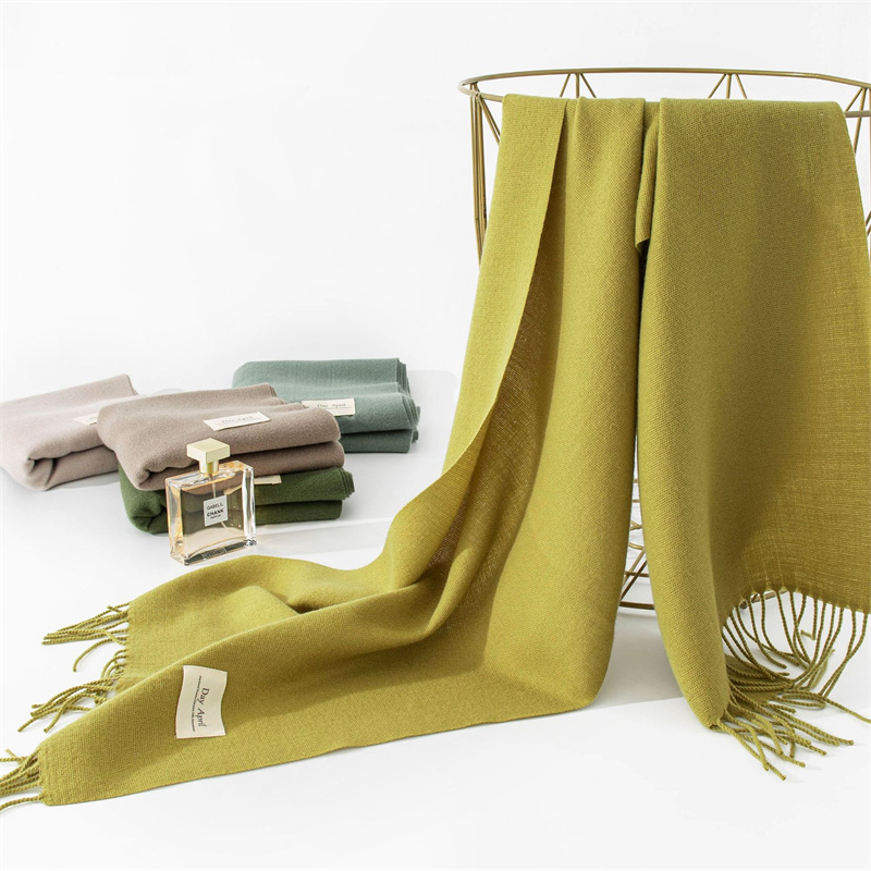 2024 秋のスカーフ女性のためのロング暖かいカシミヤスカー - Cashmere Scarf Wrap のレビューと価格