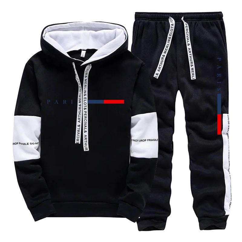 メンズセット/パーカー/パンツ パリファッション 秋冬 カジ - Winter Clothing Outdoor のレビューと価格