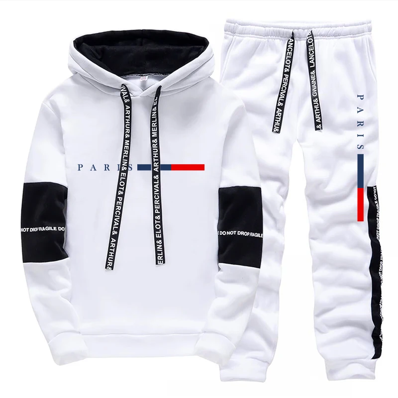 メンズセット/パーカー/パンツ パリファッション 秋冬 カジ - Winter Clothing Outdoor のレビューと価格