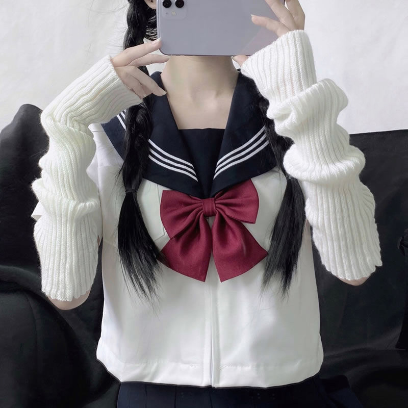 2023 女性冬ニット冬 40 センチメートルアームスリーブ - Winter Clothing Leg Warmers のレビューと価格